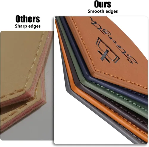 Vista 6 de 6 marcapáginas de cuero para la Biblia, esquina de página, regalos cristianos inspiradores y religiosos para hombres, mujeres y niños, perfectos