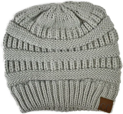 Vista 72 de C.C Trendy Warm Chunky Soft Stretch Cable Knit Beanie