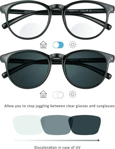 Vista 3 de LifeArt - Lentes con bloqueo de luz azul para leer en el computador