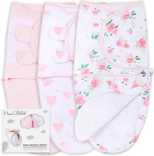 Vista 38 de Mama Cheetah Saco de envolver para bebés prematuros, saco de dormir orgánico para bebés prematuros, manta para envolver prematuros, envolturas
