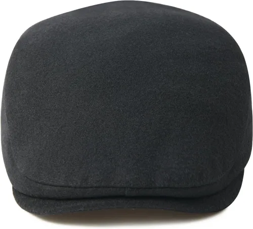 Vista 4 de FEINION Gorra plana de mezcla de lana para hombre Tweed Newsboy Ivy Hat