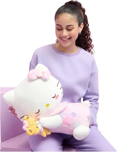 Vista 12 de Hello Kitty y amigos - Peluche durmiente Kuromi de 18 pulgadas