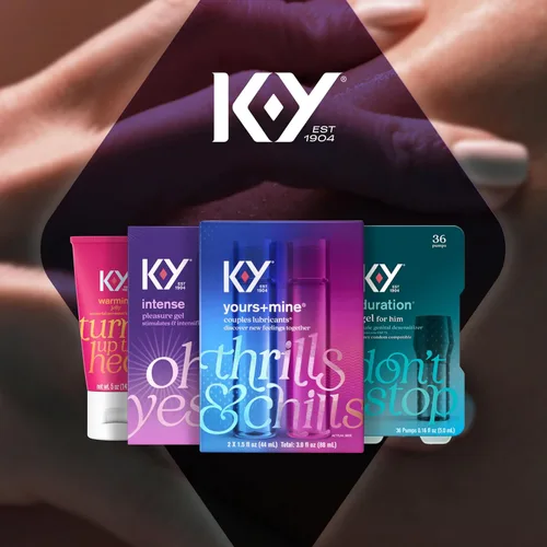 Vista 5 de K-Y Yours + Mine Couples - Lubricante personal, dos lubricantes personales, lubricante a base de agua para mujeres y lubricante a base de glicerina