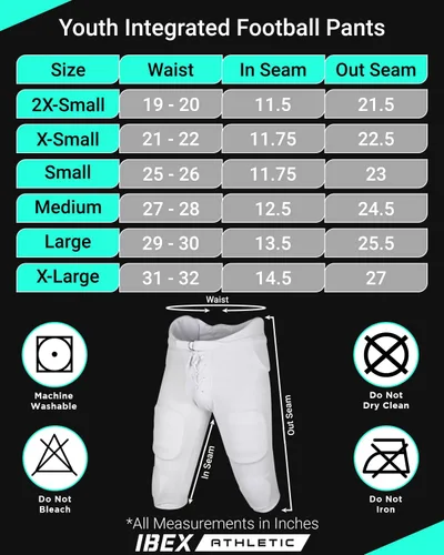 Vista 7 de Pantalones de fútbol juvenil integrados con 7 almohadillas - Faja de fútbol para niños, pantalones de fútbol juvenil