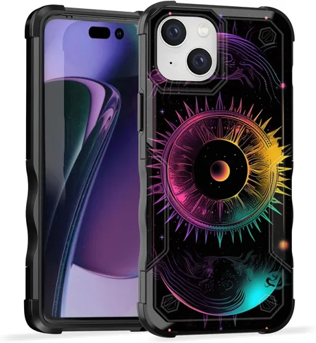 Vista 83 de Funda para iPhone Air, [doble capa] [protección contra caídas de grado militar de 10 pies] Funda resistente a prueba de golpes para iPhone Air
