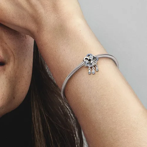 Vista 2 de Charm Pandora Moments 792569C01 Golondrinas azul