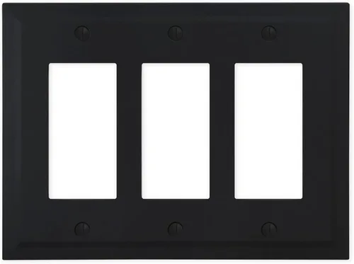 Vista 35 de Questech Cubiertas de tomacorrientes, placas de pared dúplex individuales, placas de interruptor de 1 banda, tamaño estándar, cubiertas de toma