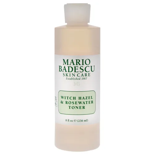 Vista 8 de Mario Badescu Tónico facial de hamamelis sin alcohol para piel envejecida, infundido con lavanda/agua de rosas y aloe vera, tónico facial para piel