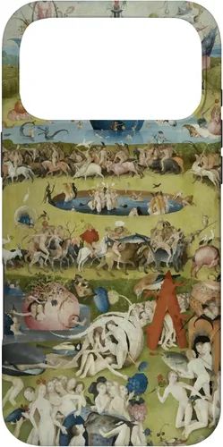 Vista 22 de Hieronymus Bosch - Carcasa para iPhone 17, diseño de jardín de las delicias terrenales