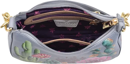 Vista 5 de Anuschka Hobo convertible pequeño pintado a mano para mujer