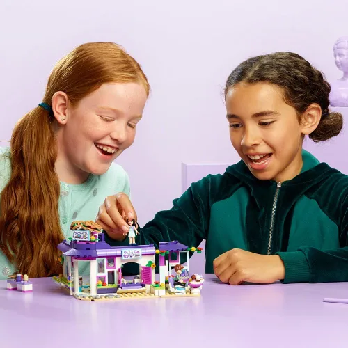 Vista 3 de LEGO 41336 Friends Art Café de Emma - Juego de muebles (378 piezas)