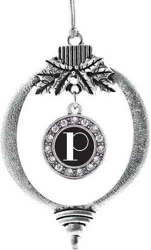 Vista 332 de Inspired Silver - Adorno de cromosoma 21 con dije de círculo de plata con joyas de circonita cúbica