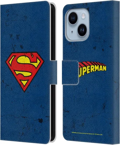 Vista 43 de Head Case Designs Funda de piel con licencia oficial de Superman DC Comics con logotipos negros y rojos compatible con Apple iPhone 11