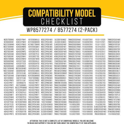 Vista 8 de Termistor 8577274 para secadores Whirlpool de PartsBroz – Reemplaza WP8577274, AP6013514, 3390292, 3406294, 3976615, 772546, ER8577274, PS11746740