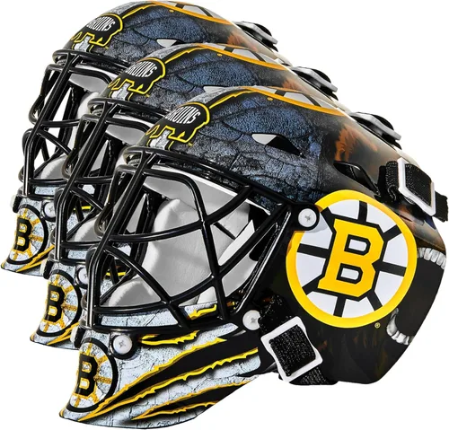 Vista 25 de Franklin Sports mini máscara para portero con logo de la NHL