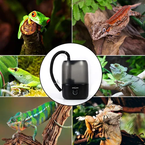 Vista 7 de Repti Zoo Humidificador del reptil 4L, nebulizador grande del tanque del Mister del reptil para el viverario del terrario