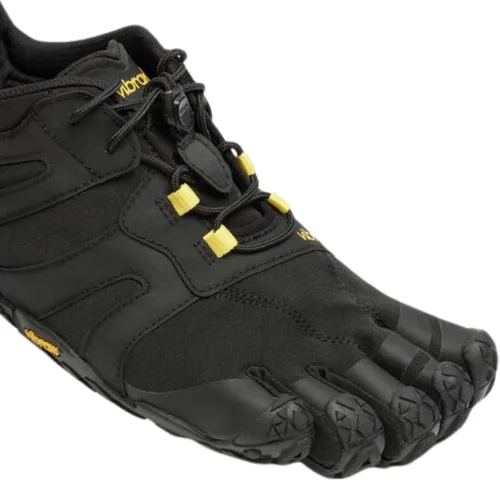 Vista 4 de Vibram FiveFingers V-Trail 2.0 - Tenis de correr para hombre Negro/Amarillo