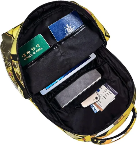 Vista 5 de Mochila de dibujos animados linda PakeMo hija hijo casual duradera mochila portátil mochila multifuncional anime bolsas, Dibujos animados-2