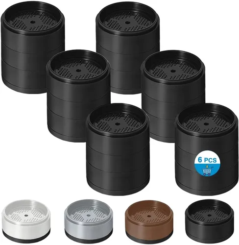 Vista 30 de Elevadores de cama de 1 pulgada, 2 pulgadas, 3 pulgadas, 4 pulgadas de alta resistencia, elevador de muebles ajustable para mesa, escritorio, sofá