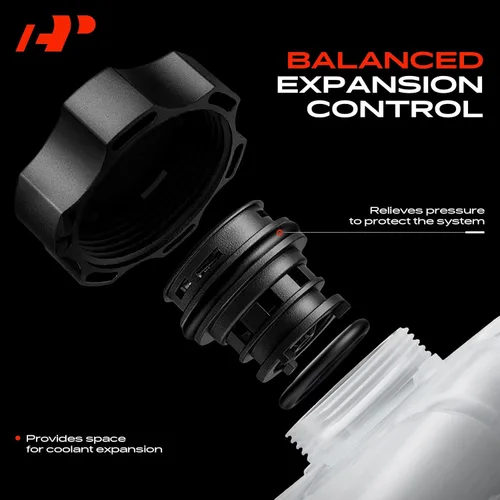 Vista 6 de A-Premium Tanque de depósito de recuperación de desbordamiento de refrigerante del motor [con tapa] Compatible con Chevy Malibu 2008-2012 y Pontiac