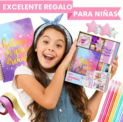 Vista 2 de Nollh DlY Journal Kit for Girls Scrapbook Gifts for 8-12 Year Old Girl