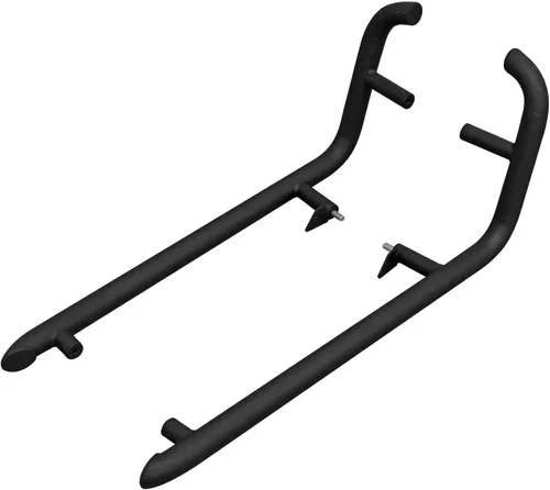 Vista 7 de SuperATV Rock Sliders Nerf Bars Tree Kickers para Polaris RZR XP Turbo 2016+ Negro arrugado Construido de tubo resistente de 1.75 pulgadas