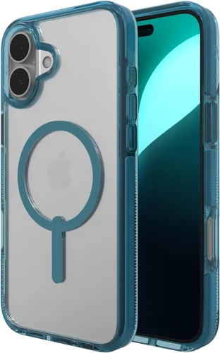 Vista 64 de ZAGG Gear4 Santa Cruz Snap Case para Apple iPhone 14, protección contra caídas D30 de hasta 13 pies (4 m), compatible con carga inalámbrica, parte