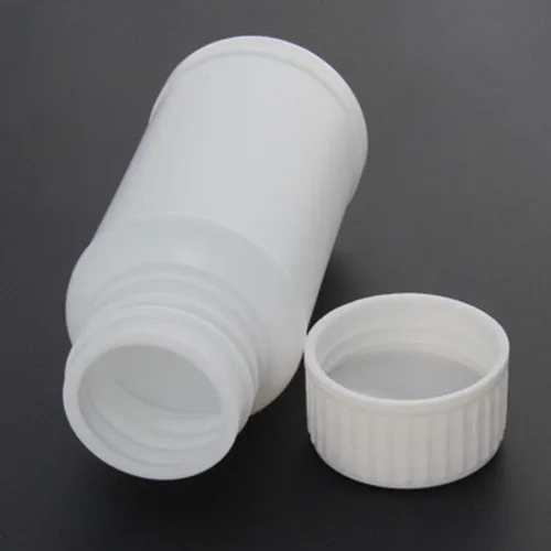 Vista 3 de Bettomshin 10 botellas de plástico de polietileno de alta densidad de 2.0 fl oz (grado alimenticio), botella de fluoruro de laboratorio de boca