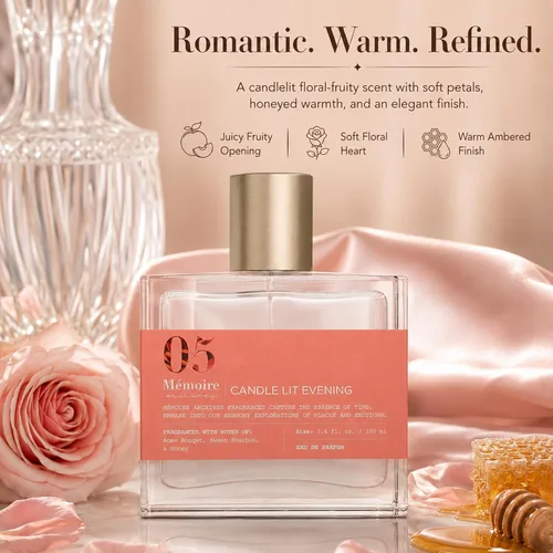 Vista 8 de Candle Lit Evening 3.4 fl oz. Eau de Parfum por Memoire Archives