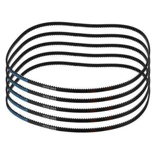 Vista 55 de uxcell 4 piezas HTD-3M Correa de Distribución de Goma 48 Dientes, Longitud de Paso 144mm x Ancho 6mm x Altura 2.4mm, Correa de Polea de Distribución