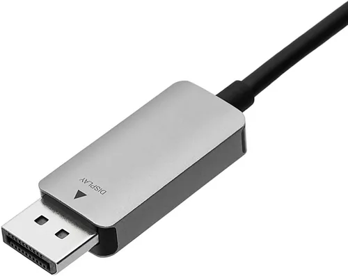 Vista 3 de Amazon Basics, Cable de aluminio USB-C a DisplayPort – 3 pies