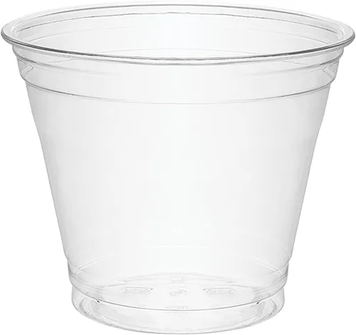Vista 15 de Party Essentials Vasos desechables de 9 onzas para fiesta, vasos antiguos, vasos de cóctel, 20 unidades, plástico duro transparente