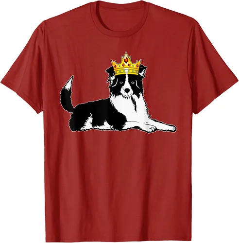 Vista 22 de Border Collie Crown - Camiseta veterinaria de piel de pastoreo de ovejas, Negro