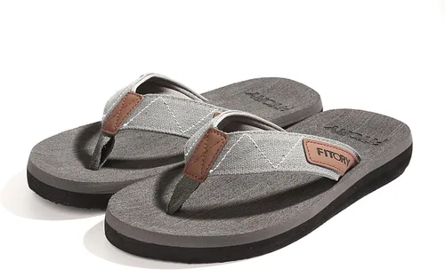 Vista 2 de FITORY Chanclas para hombre, sandalias cómodas para playa, tallas 6-15