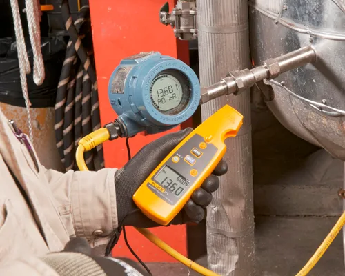 Vista 4 de Pinzas amperimétricas para procesos en miliamperios Fluke serie 770, S, Negro / Amarillo, 1