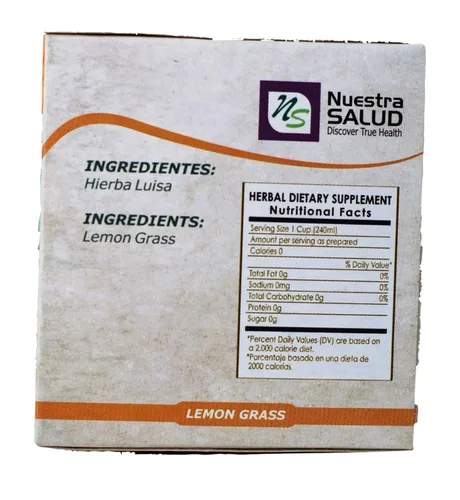 Vista 2 de Filtro de limoncillo Té Hierba Luisa Value Pack (60 bolsas de té)