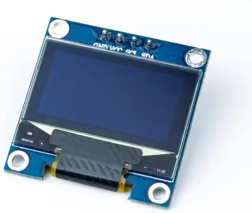 Vista 6 de Hosyond 5 Piezas 0.96 Pulgadas OLED I2C IIC Módulo de Pantalla 12864 128x64 Píxeles SSD1306 Mini Pantalla OLED Autoluminiscente Compatible con Azul