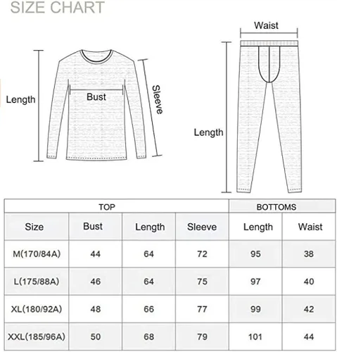 Vista 6 de Conjunto de ropa interior térmica para hombre forro polar de invierno capa base de pantalones largos secado rápido térmico para caza esquí