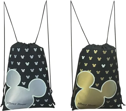 Vista 6 de Disney Mickey Mouse Glow in the Dark Mochila con cordón (4 unidades), incluye 2 cordones y 2 pulseras