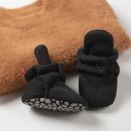Vista 131 de Sawimlgy - Botines de algodón antideslizantes para recién nacido, con agarre, para cuna o para el invierno