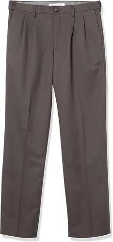 Vista 6 de Tienda Essentials Pantalón de vestir plisado de cintura expandible para hombre
