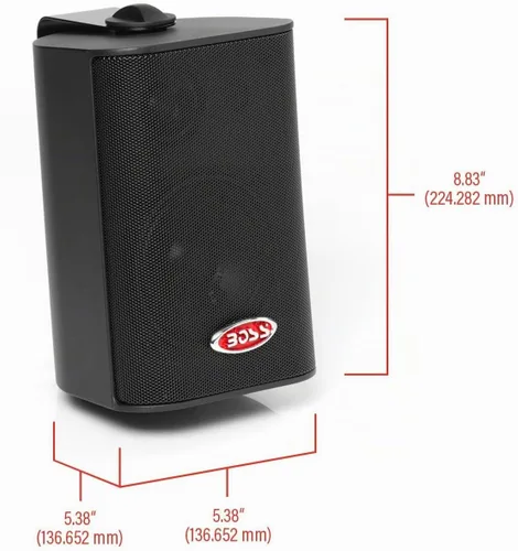 Vista 6 de BOSS Audio Systems MR4.3B - Par de altavoces de barco de 4 pulgadas, 2 vías, rango completo, 180 W