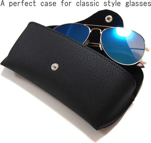 Vista 3 de M-world - Funda de piel para gafas de sol clásicas RB3025 RB3016 RayBan etc