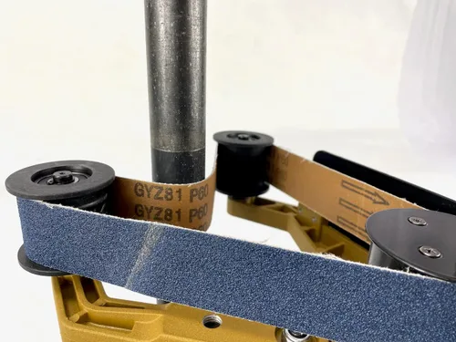 Vista 2 de BLUEROCK Tools Belts - Pulidora de tuberías de 40A y 100 correas para Metabo