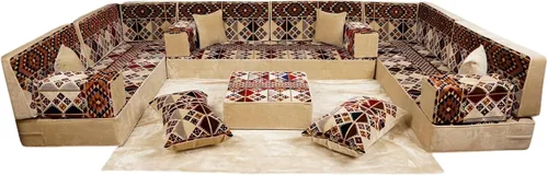 Vista 43 de arabicsofa Cojines Majlis de piso tradicionales: asientos modulares Diwan seccionales