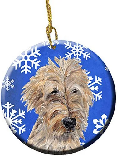 Vista 394 de Caroline's Treasures Cavalier Spaniel - Adorno de cerámica para colgar en el árbol de Navidad, para el hogar, Navidad, fiestas, regalo, 3 pulgadas