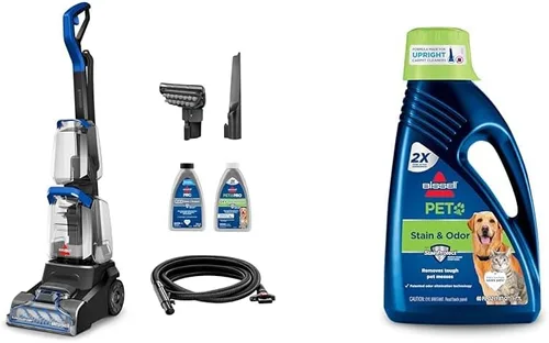 Vista 9 de Bissell TurboClean, Aspiradora Vertical de Alfombras, Pro Max Limpieza y Protección + Fórmula Oxy Eliminadora de Orina Incluida, 3952