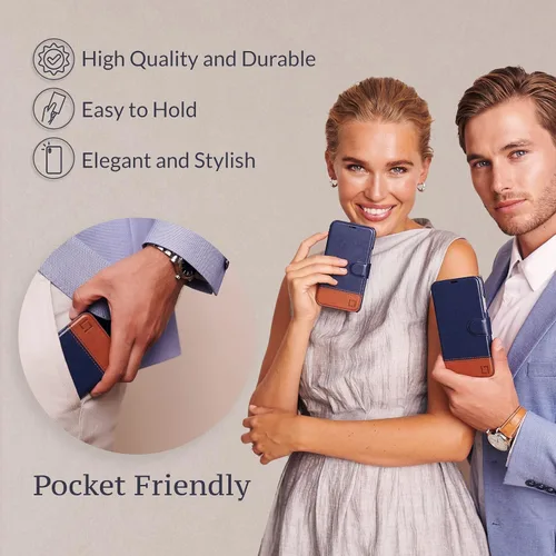 Vista 5 de LUPA Legacy Funda tipo cartera compatible con iPhone 13 Mini, funda con tarjetero, delgada y duradera, para mujeres y hombres, funda para iPhone 13