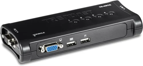 Vista 13 de Trendnet Kit de switch KVM y cable, Azul Control Two Computers with One Set of Console Controls,2048 x 1536 Resolution,60Hz Refresh Rate,All
