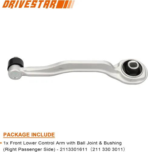 Vista 2 de Kit de suspensión delantera brazo de control superior inferior rótula barra de acoplamiento para Mercedes-Benz CLS500 CLS55 AMG CLS63 E320 E500 E55